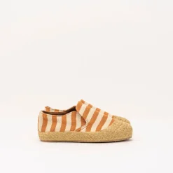 Mujer WATARU Alpargatas Esparto-ALPARGATA - - CLASSIC STRIPES TAN