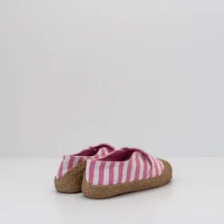 Mujer WATARU Alpargatas Esparto | Zapatillas Deportivas-ALPARGATA - - CLASSIC STRIPES PINK
