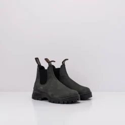 Mujer BLUNDSTONE Botines | Botas-BOTA - - 2238 LUG BOOT RUSTIC BLACK