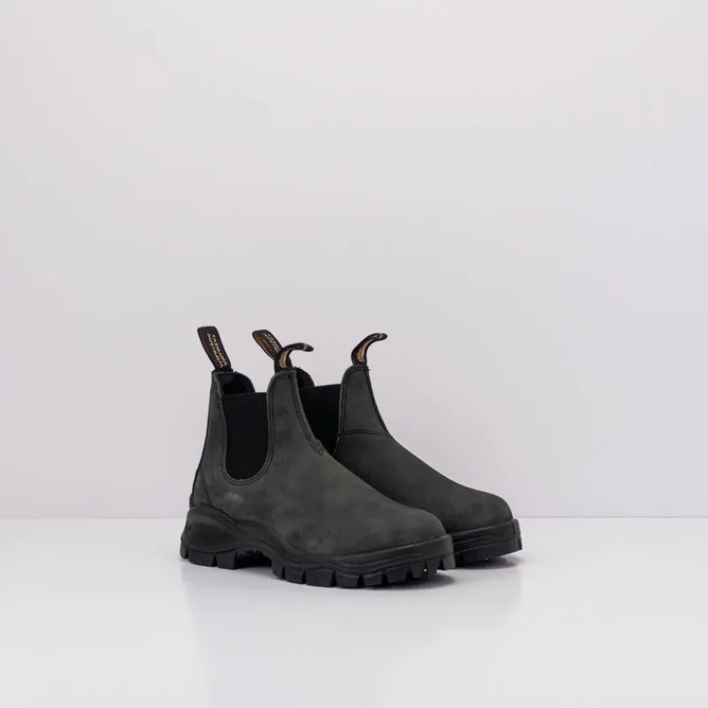 Mujer BLUNDSTONE Botines | Botas-BOTA - - 2238 LUG BOOT RUSTIC BLACK