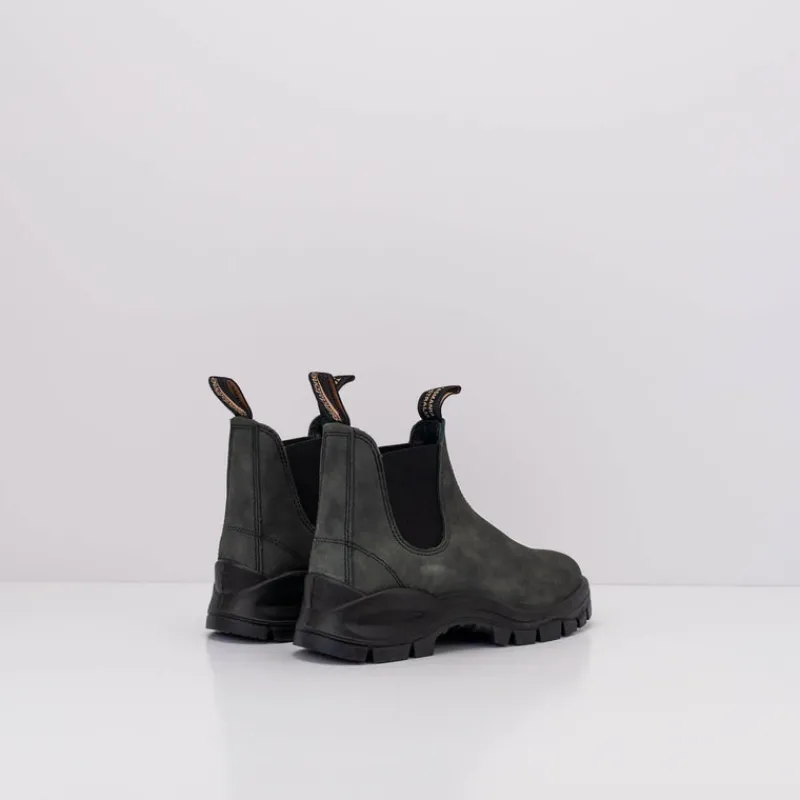 Mujer BLUNDSTONE Botines | Botas-BOTA - - 2238 LUG BOOT RUSTIC BLACK