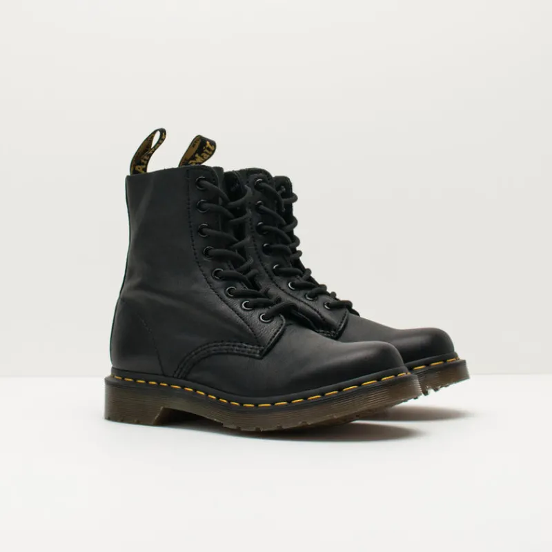 Mujer DR. MARTENS Botas-BOTA - - PASCAL 8-EYE VIRGINIA BLACK 13512006