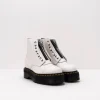 Mujer DR. MARTENS Botas-BOTA - - SINCLAIR WHITE MILLED NAPPA 26261100