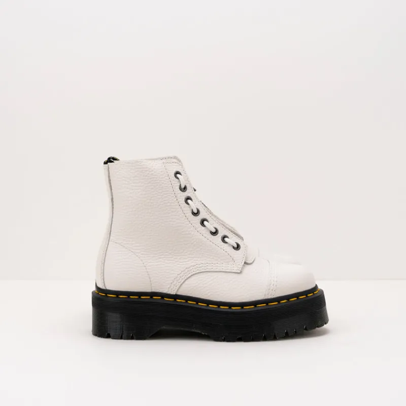 Mujer DR. MARTENS Botas-BOTA - - SINCLAIR WHITE MILLED NAPPA 26261100