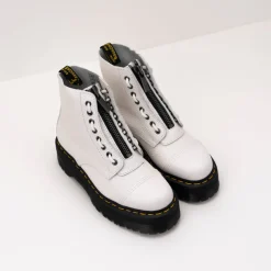 Mujer DR. MARTENS Botas-BOTA - - SINCLAIR WHITE MILLED NAPPA 26261100