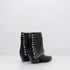 Mujer ELENA IACHI Botas-BOTA - - E3710 NATURE NERO+NK/ORO