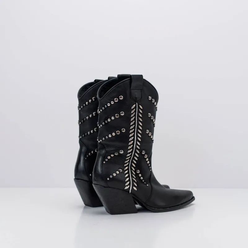 Mujer ELENA IACHI Botas-BOTA - - E3432 SAX NERO