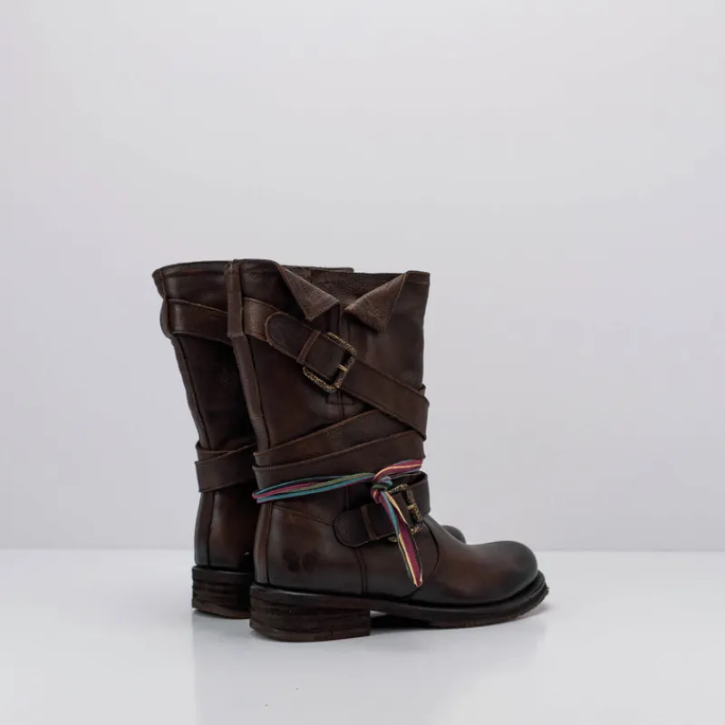 Mujer FELMINI Botas-BOTA - - TARGOFF D728 BRONZO COGNAC