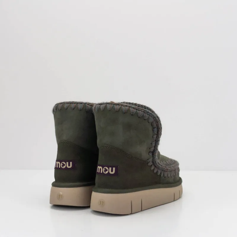 Mujer MOU Botas | Botines-BOTA - - ESKIMO 18 BOUNCE BLACK OLIVE