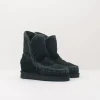Mujer MOU Botas-BOTA - - ESKIMO INNER WEDGE SHORT BLACK