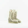 Mujer MOU Botas-BOTA - - ESKIMO INNER WEDGE TALL STONE METALLIC