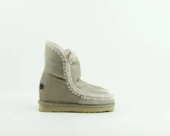 Mujer MOU Botas-BOTA - - ESKIMO INNER WEDGE SHORT STONE METALLIC