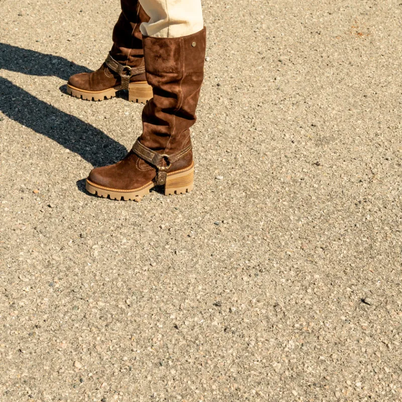 Mujer NEMONIC Botas-BOTA - - 2229 DUBLÍN INGRAS MARRÓN