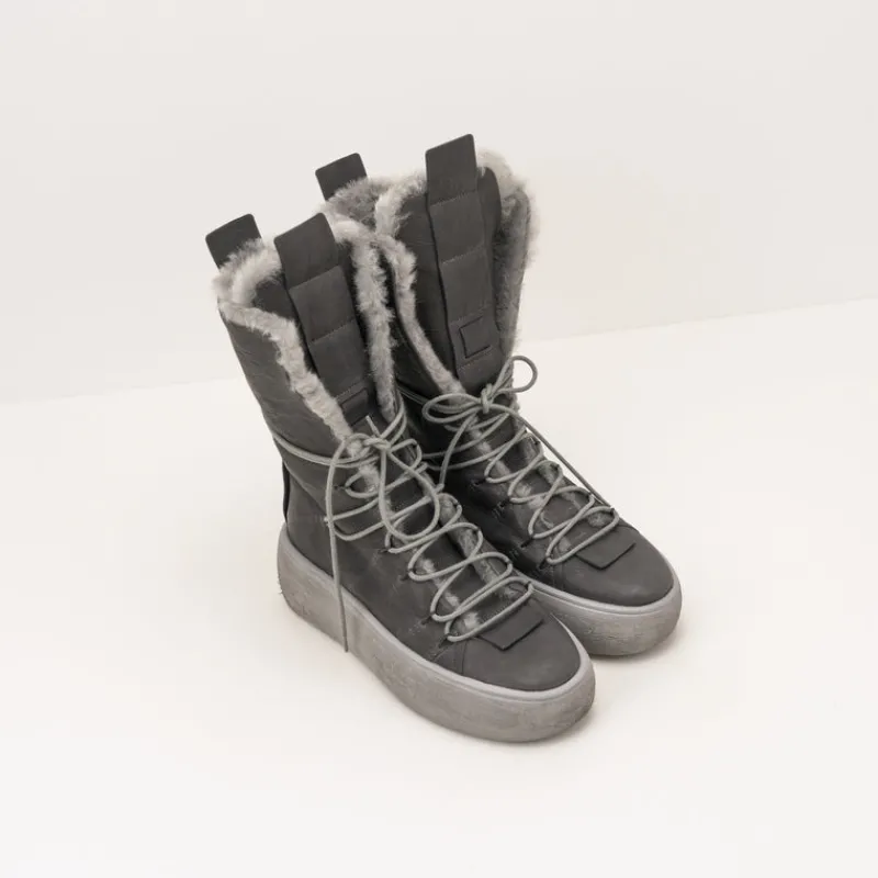Mujer PURO-SECRET Botas-BOTA - PURO SECRET - BABY CALF MATT ANTRACITE SO GREY