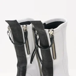 Mujer PURO-SECRET Botas-BOTA - PURO SECRET - FEEDBACK CALF STRETCH WHITE SO BLACK