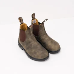 BLUNDSTONE Botas | Botines-BOTA DE NIÑO Y NIÑA - - ELASTIC SIDED RUSTIC BROWN 565