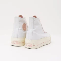 Mujer CONVERSE Botines | Zapatillas Deportivas-BOTIN - - LIFT HI WHITE PINK 572709C