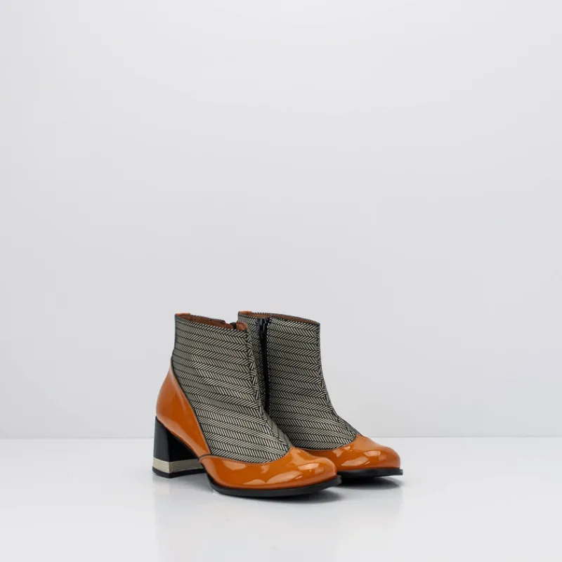 Mujer NEMONIC Botines-BOTIN - - REBECA 2334 CHAROL INCA