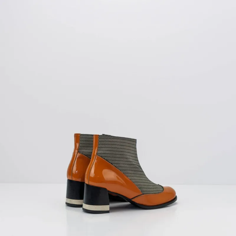 Mujer NEMONIC Botines-BOTIN - - REBECA 2334 CHAROL INCA