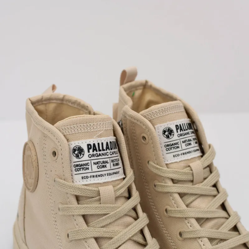 Mujer PALLADIUM Botines-BOTIN - - PAMPA HI ZIP ORGANIC SAHARA