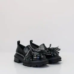 Mujer ELENA IACHI Mocasines-MOCASIN - - E4118-T BELT NERO