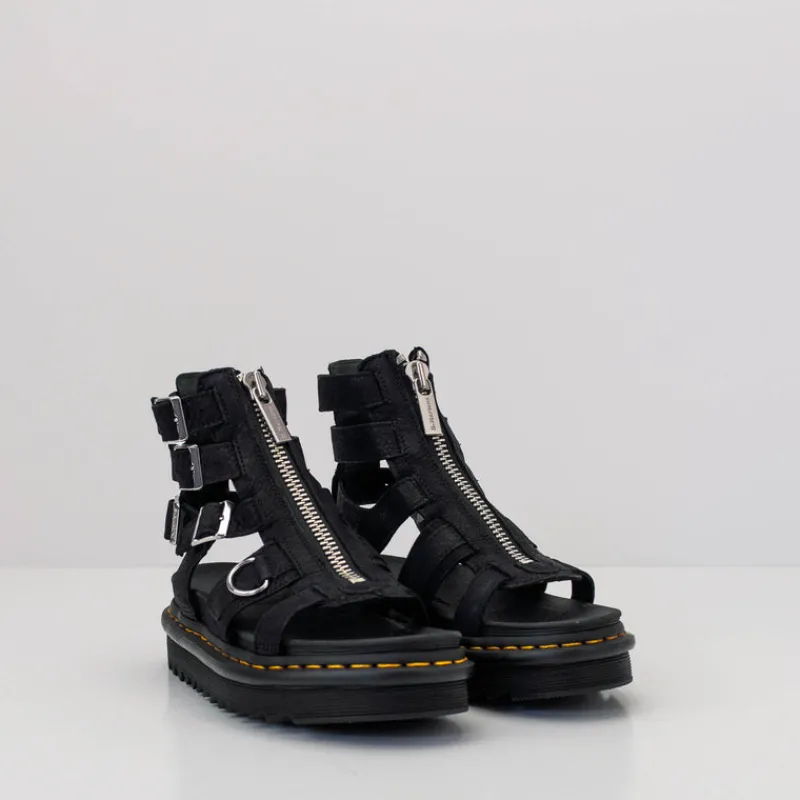 Mujer DR. MARTENS Sandalias-SANDALIA - - OLSON NOBUCK CHARCOAL GREY