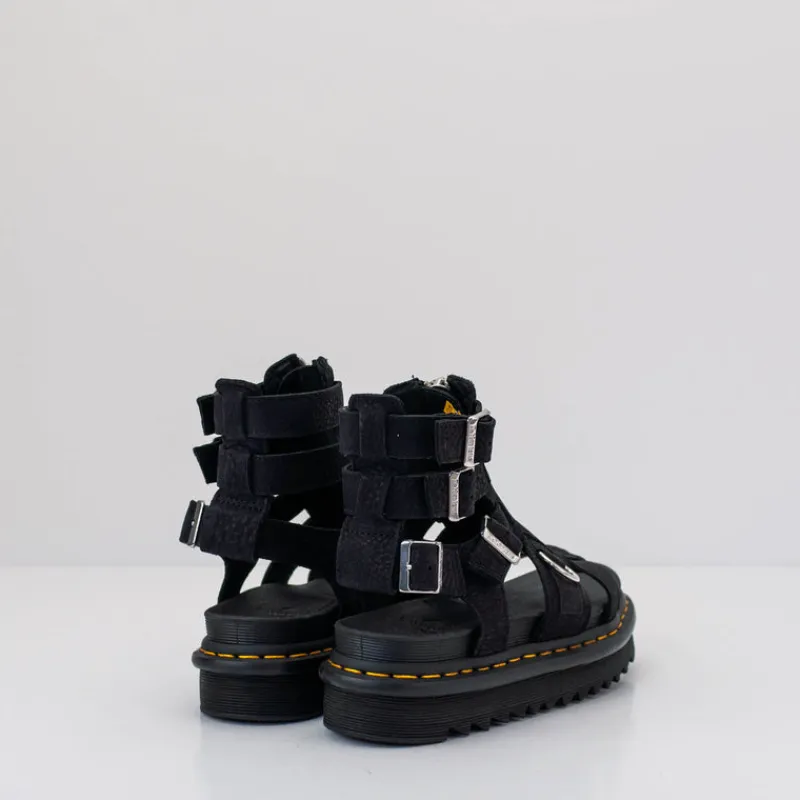 Mujer DR. MARTENS Sandalias-SANDALIA - - OLSON NOBUCK CHARCOAL GREY