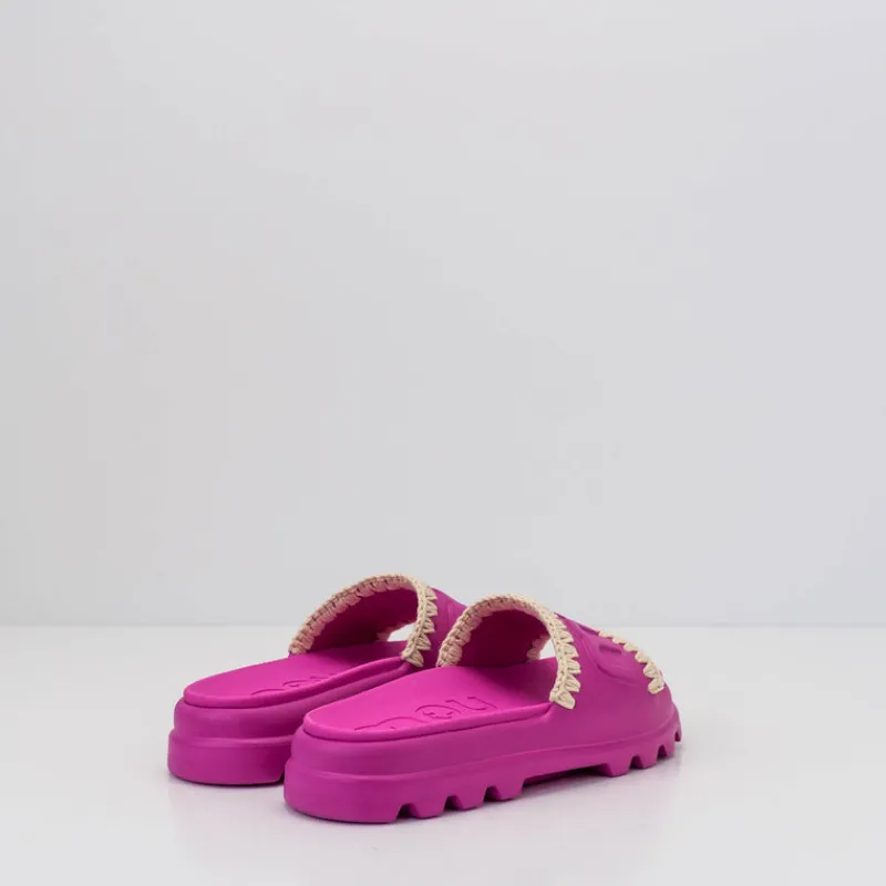 Mujer MOU Sandalias-SANDALIA - - EVA ONE PIECE SLIDE FUXIA MIX MU.SW661000N