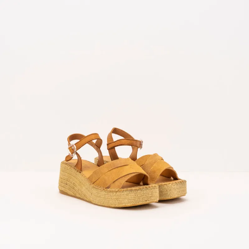 Mujer NAGUISA Alpargatas Esparto | Sandalias-SANDALIA - - CAPA MARRON