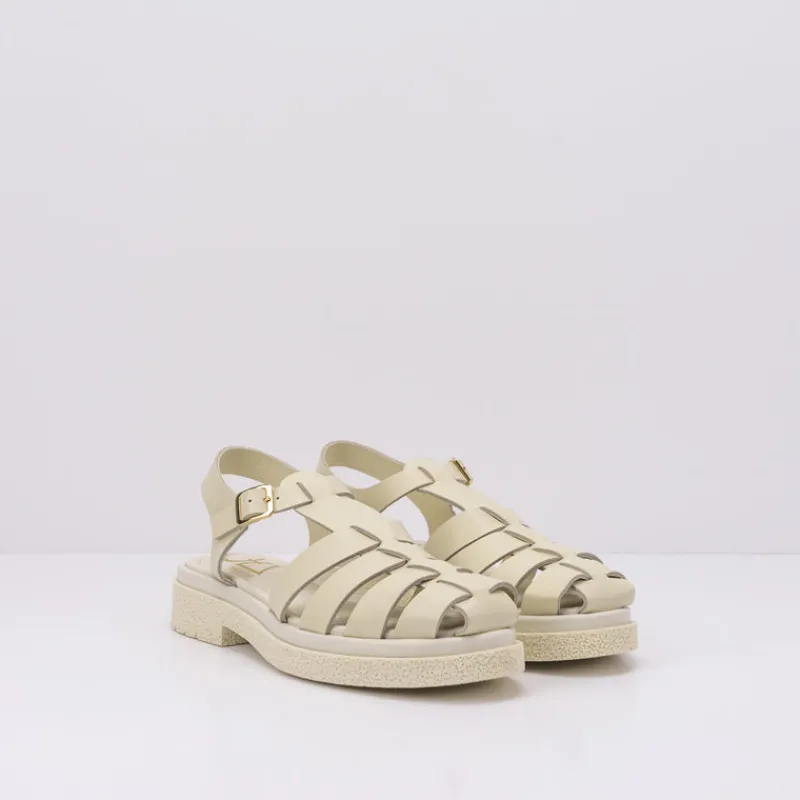 Mujer OA NON FASHION Sandalias-SANDALIA - - A91 CALF OFF WHITE