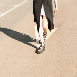 Mujer PURO-SECRET Sandalias-SANDALIA - PURO SECRET - HIGH 5 BABY CALF MATT SO BLACK