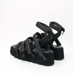 Mujer PURO-SECRET Sandalias-SANDALIA - PURO SECRET - HIGH 5 BABY CALF MATT SO BLACK