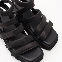 Mujer PURO-SECRET Sandalias-SANDALIA - PURO SECRET - HIGH 5 BABY CALF MATT SO BLACK