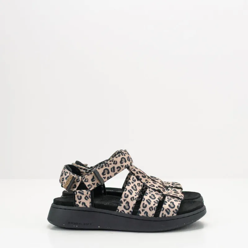 Mujer WODEN Sandalias-SANDALIA - - LINE FISHERMAN 327 LEOPARD