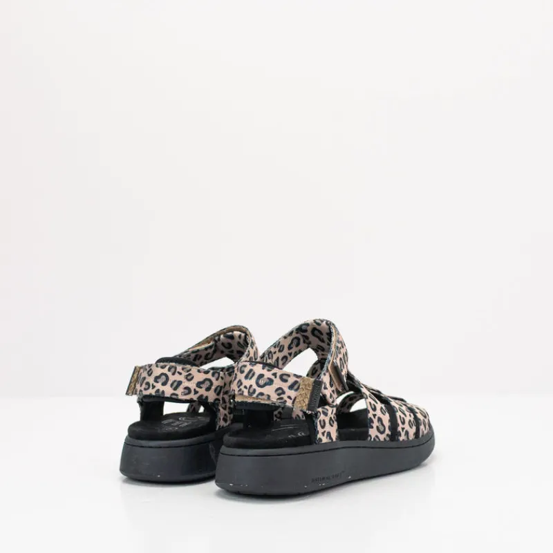 Mujer WODEN Sandalias-SANDALIA - - LINE FISHERMAN 327 LEOPARD