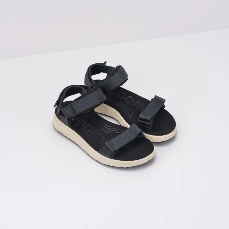 Mujer WODEN Sandalias-SANDALIA - - WL926 LINE BLACK