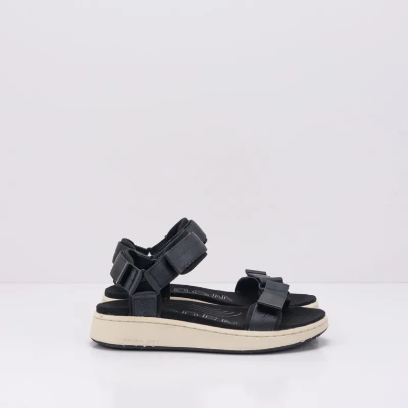 Mujer WODEN Sandalias-SANDALIA - - WL926 LINE BLACK
