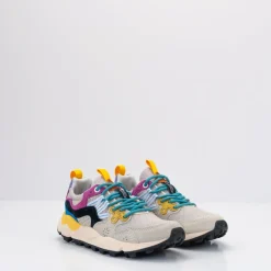 Mujer FLOWER MOUNTAIN Zapatillas Deportivas-ZAPATILLA - - YAMANO 3 UNI SUEDE RETE MILK BEIGE