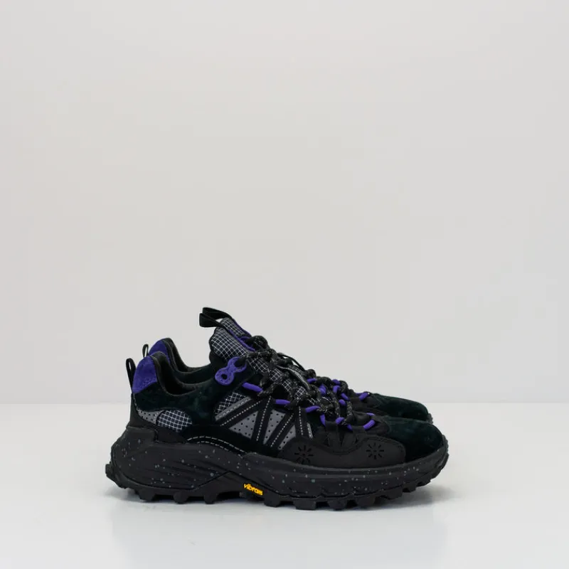 Mujer FLOWER MOUNTAIN Zapatillas Deportivas-ZAPATILLA - - IWANO UNI SUEDE NYLON DARK GREY VIOLET
