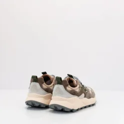 Hombre FLOWER MOUNTAIN Zapatillas Deportivas-ZAPATILLA - - YAMANO 3 UNI SUEDE NYLON OFF WHITE