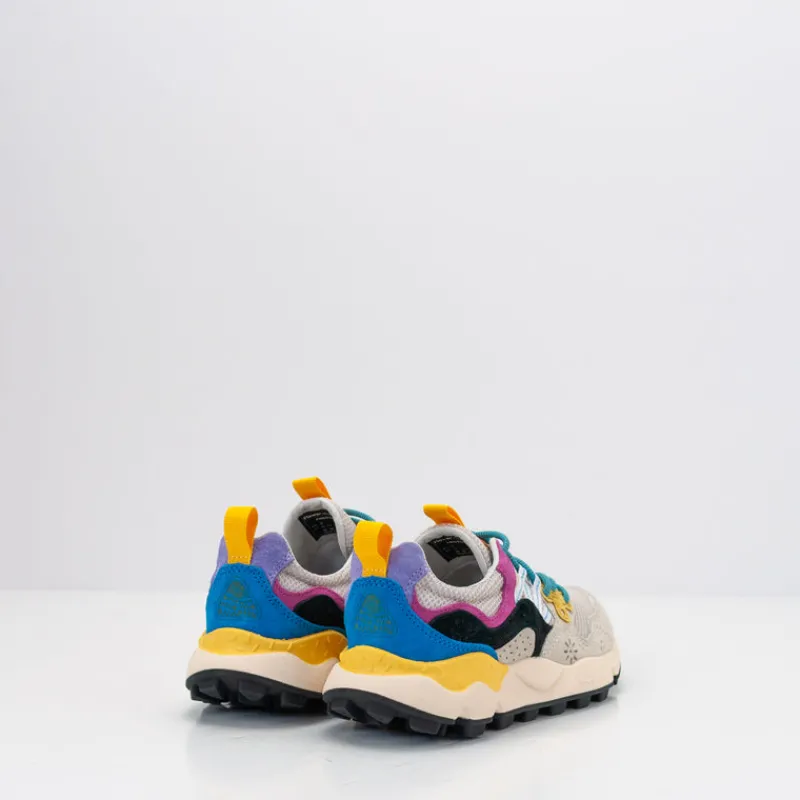 Mujer FLOWER MOUNTAIN Zapatillas Deportivas-ZAPATILLA - - YAMANO 3 UNI SUEDE RETE MILK BEIGE