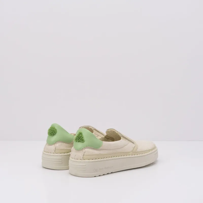 Mujer OA NON FASHION Zapatillas Deportivas-ZAPATILLA - - A84 MIX WHITE VERDE JEANS