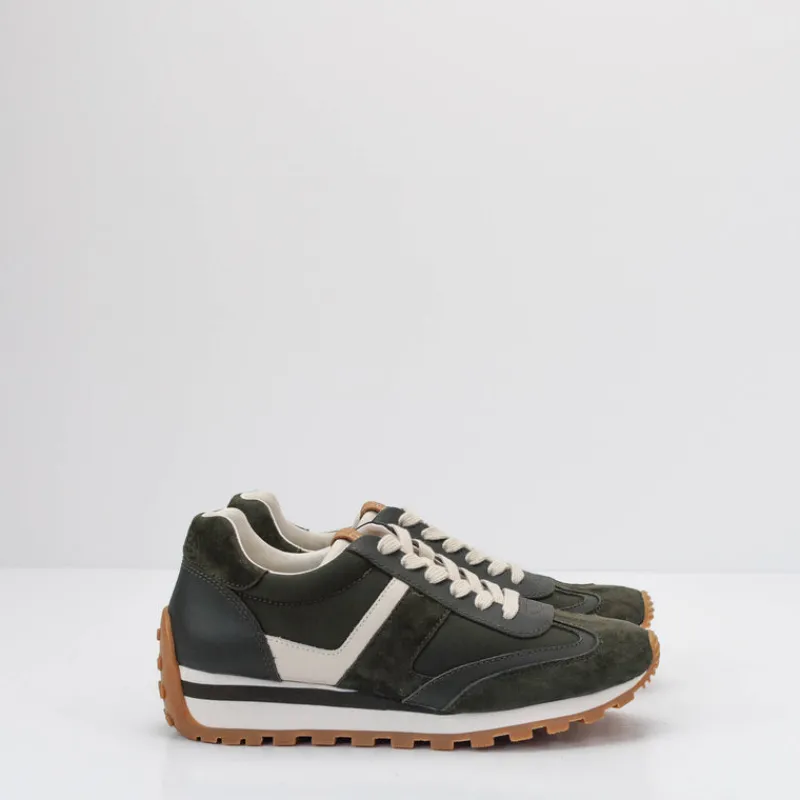 Mujer RALPH LAUREN Zapatillas Deportivas-ZAPATILLA - POLO - DANI SNEAKERS LOW TOP LACE DARK OLIVE