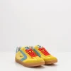 Mujer VALSPORT Zapatillas Deportivas-ZAPATILLA - - OLIMPIA LEATHER SUEDE GIALLO AZZURRO