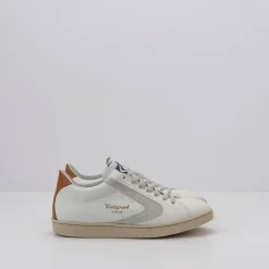 Hombre VALSPORT Zapatillas Deportivas-ZAPATILLA - - TOURNAMENT MIX NAPPA SUEDE BIANCO PANNA COGNAC VT2451M