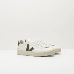 Mujer VEJA Zapatillas Deportivas-ZAPATILLA - - CAMPO CHROMEFREE LEATHER EXTRA WHITE KAKI CP052347