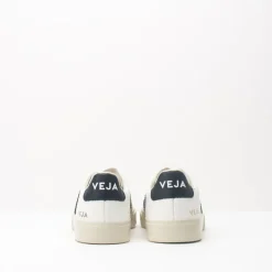 Mujer VEJA Zapatillas Deportivas-ZAPATILLA - - CAMPO CHROMEFREE LEATHER EXTRA WHITE BLACK CP051537