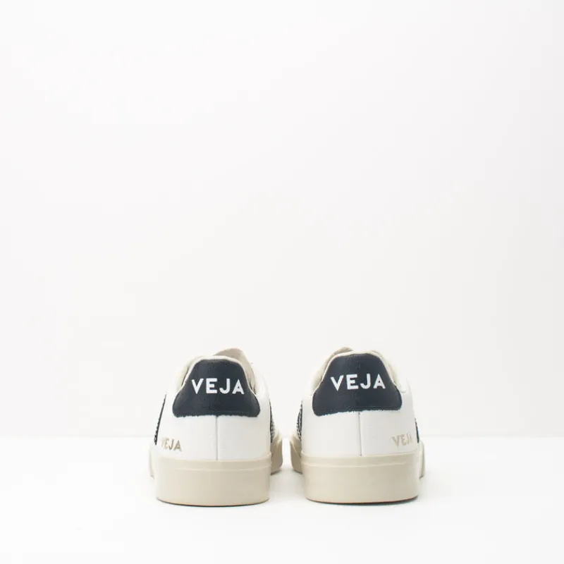 Mujer VEJA Zapatillas Deportivas-ZAPATILLA - - CAMPO CHROMEFREE LEATHER EXTRA WHITE BLACK CP051537