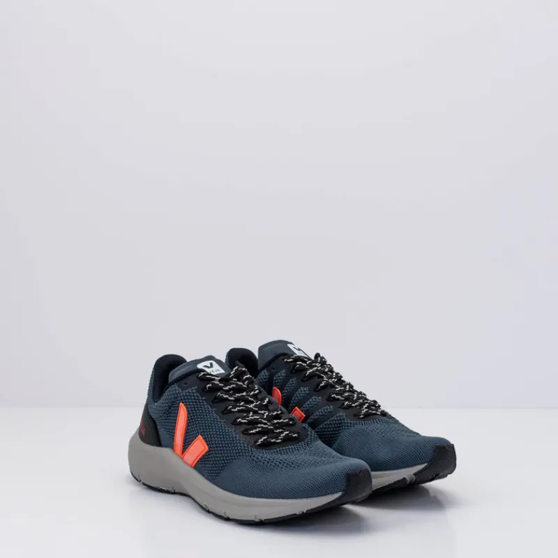Hombre VEJA Zapatillas Deportivas-ZAPATILLA - - MARLIN LT V-KNIT STORM ORANGE FLUO LT1002663B