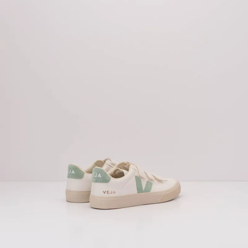 Mujer VEJA Zapatillas Deportivas-ZAPATILLA - - RECIFE CHROMEFREE LEATHER WHITE MATCHA RC0592878